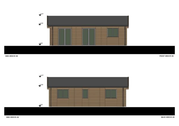 Log Cabin Yara (Insulated, 44+44 mm), 72m² - Image 7
