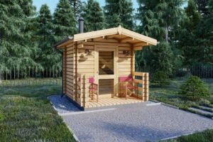 Outdoor Sauna, 44mm, Diego, 7M²