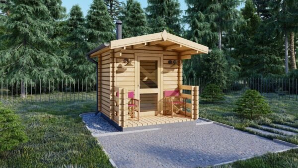 Outdoor Sauna, 44mm, Diego, 7M²
