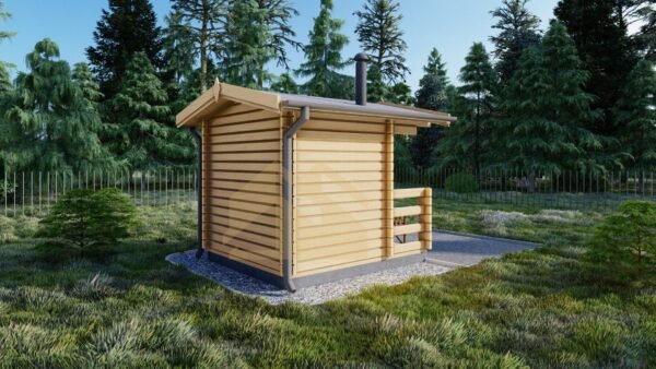 Outdoor Sauna, 44mm, Diego, 7M² - Image 3
