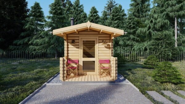 Outdoor Sauna, 44mm, Diego, 7M² - Image 2