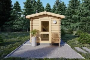 Outdoor Sauna Diego 44mm, 8M²
