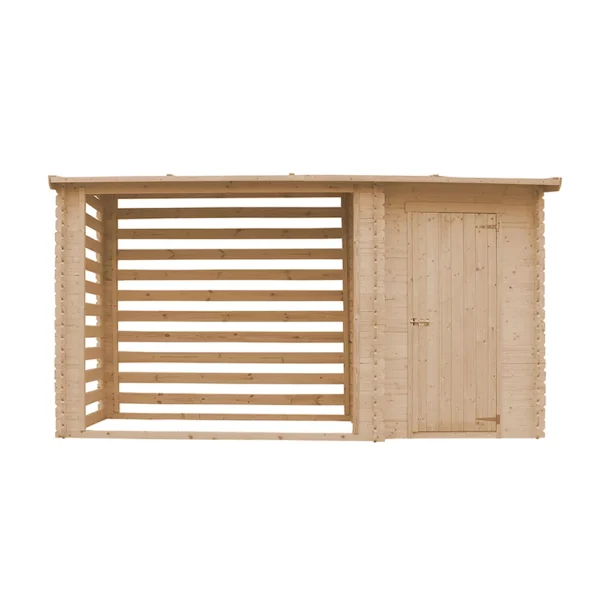 Firewood shed SH512 - 344 x 130 cm – 4 m2