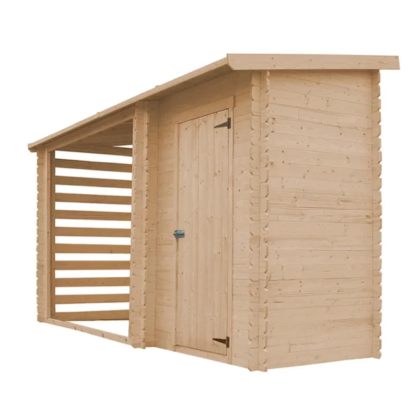 Firewood shed SH512 - 344 x 130 cm – 4 m2 - Image 2