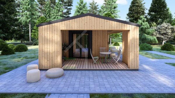 Granny Annexe Elbert (Insulated, 34 mm + cladding), 37,5m² - Image 2