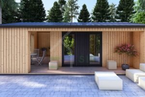 Granny Annexe Elbert (Insulated, 34 mm + cladding), 37,5m²