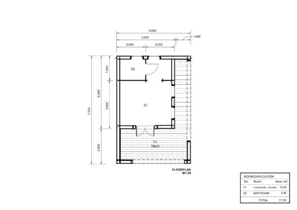 Granny Annexe Elbert (Insulated, 34 mm + cladding), 37,5m² - Image 7