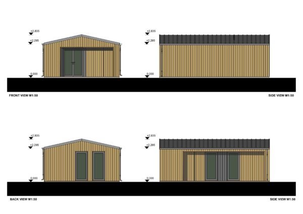 Granny Annexe Elbert (Insulated, 34 mm + cladding), 37,5m² - Image 6
