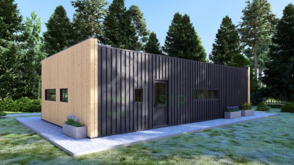Granny Annexe Noud (Insulated, 44 mm + cladding), 50m² - Image 4