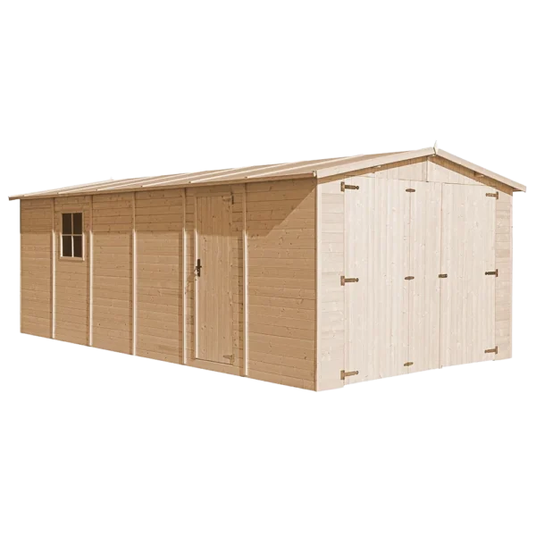 Wooden garage SH503- 591 x 303 cm – 18 m2