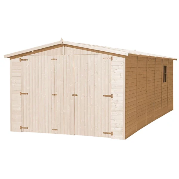 Wooden garage SH503- 591 x 303 cm – 18 m2 - Image 2