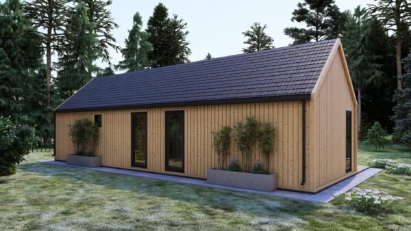 Wooden House Amber (34 mm + cladding), 50m² - Image 2