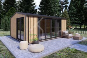 Wooden house Arjen (34 mm + cladding), 20m²