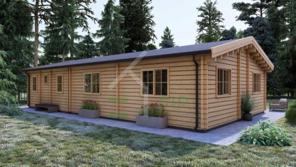 Log Cabin Fien (Insulated, 44+44mm), 103 m² - Image 2