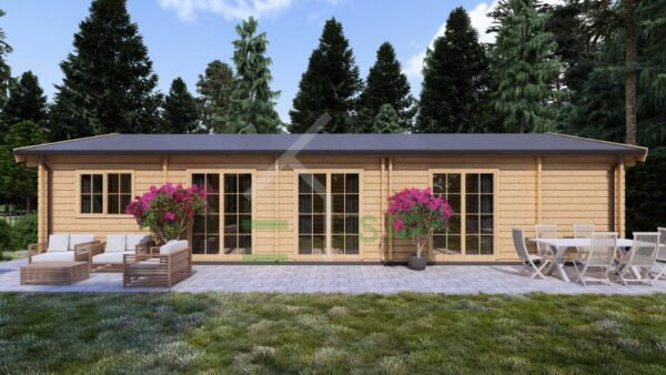 Log Cabin Fien (Insulated, 44+44mm), 103 m² - Image 4