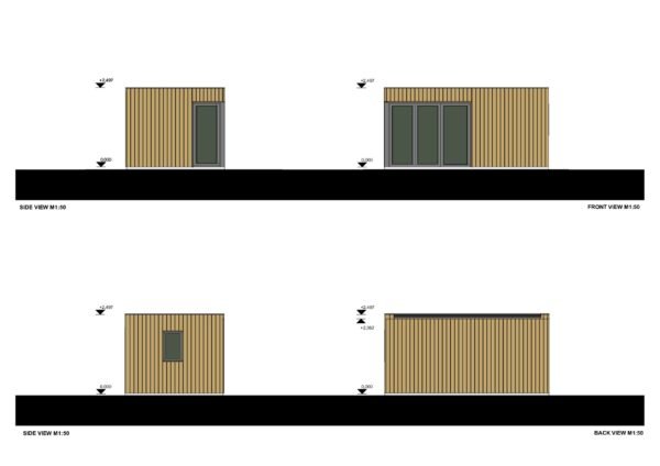 Granny Annexe Hugo (Insulated 34 mm + cladding), 18m² - Image 6