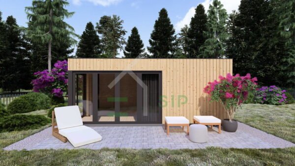 Granny Annexe Hugo (Insulated 34 mm + cladding), 20m² - Image 3