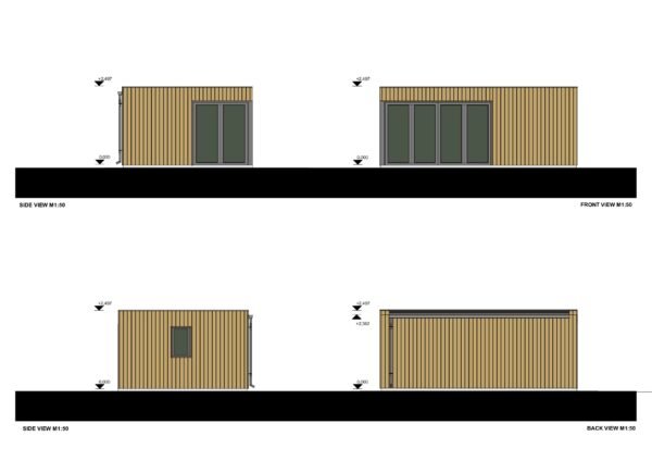 Granny Annexe Hugo (Insulated 34 mm + cladding), 20m² - Image 2