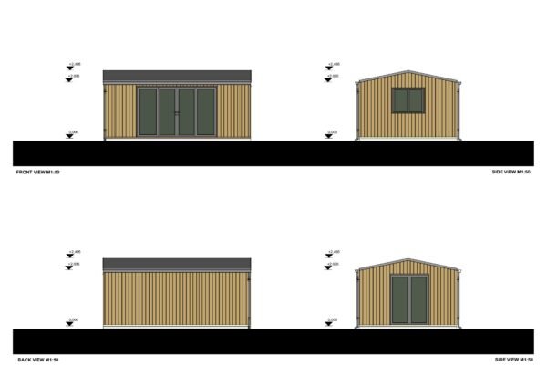 Granny Annexe Julia (Insulated, 34 mm + cladding), 20m² - Image 6