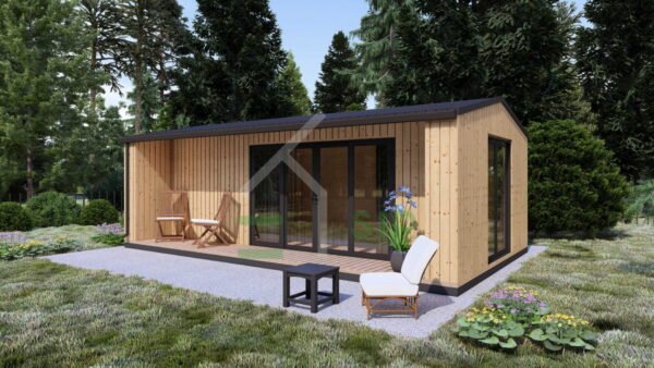 Wooden House Julia(Insulated, 34 mm + cladding), 22 m²