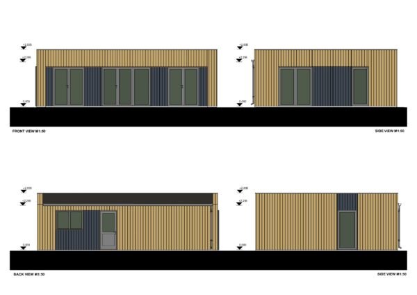 Wooden Garden Room Julia (34 mm + cladding), 16.5 m² - Image 6