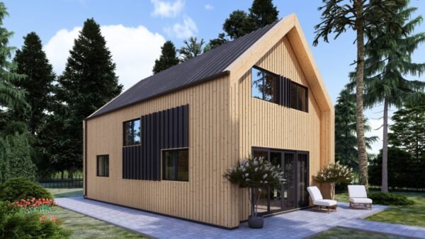 Wooden House Madelief (Insulated, 44 mm + cladding), 120m² - Image 4