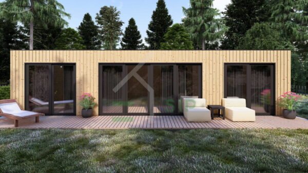 Wooden House Roos (34 mm + cladding), 47m²