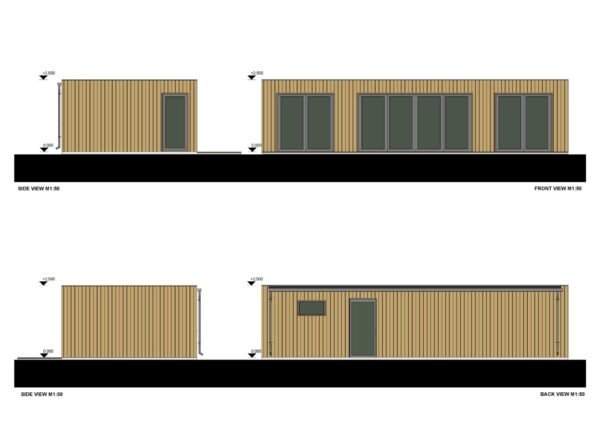 Wooden House Roos (34 mm + cladding), 47m² - Image 6