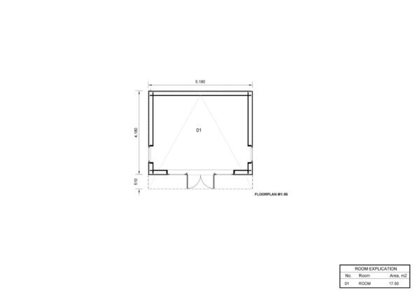 Granny Annexe Marcel (34 mm + cladding), 20 m² - Image 7