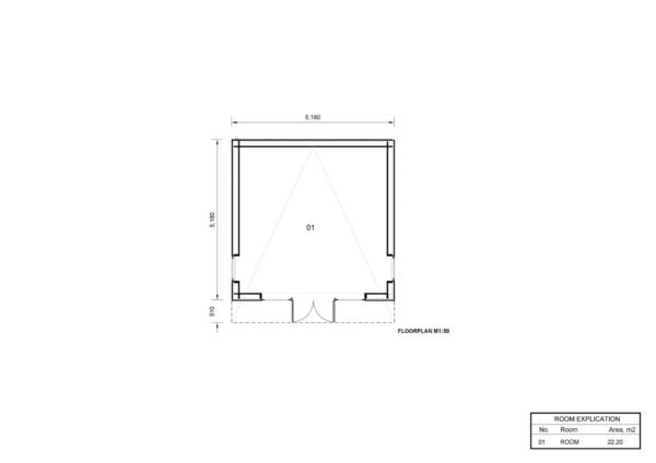 Wooden House Leon (34 mm + cladding), 25 m² - Image 6
