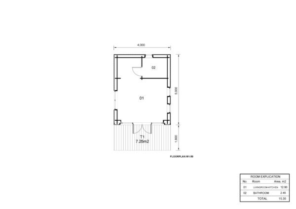 Wooden House Frank (Premium Insulated 44 mm + Cladding), 20 m² - Image 5