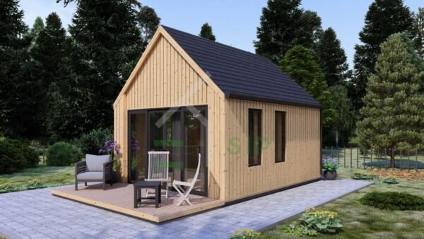 Wooden House Frank (Premium Insulated 44 mm + Cladding), 20 m² - Image 4