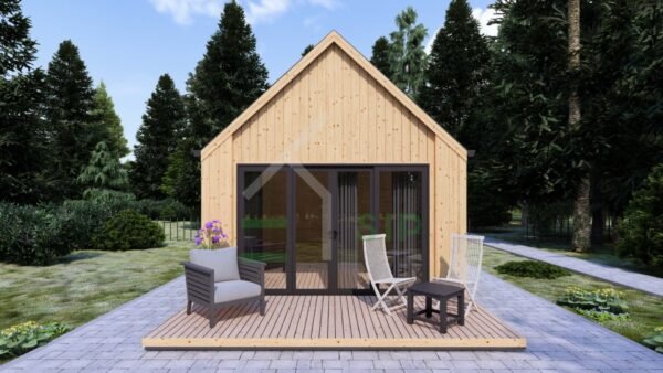 Wooden House Frank (Premium Insulated 44 mm + Cladding), 20 m² - Image 2