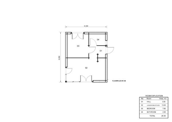 Granny Annexe Dirk (34 mm + cladding), 30m² - Image 6