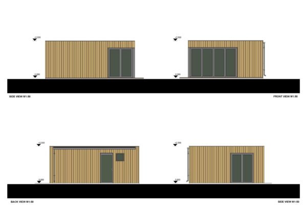 Granny Annexe Dirk (34 mm + cladding), 30m² - Image 7