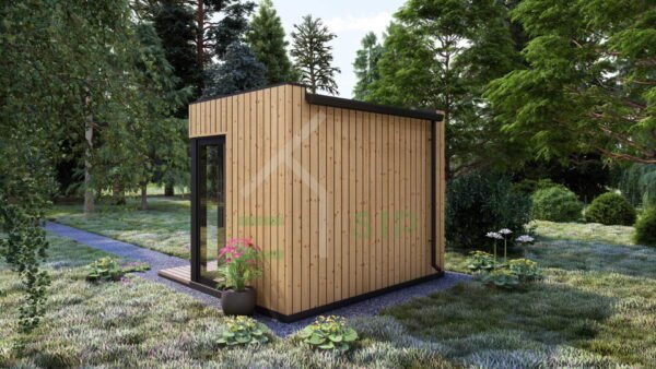 Wooden Garden Room Evi (34 mm + cladding), 6m² - Image 4