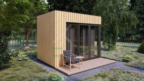 Wooden Garden Room Evi (34 mm + cladding), 6m² - Image 2