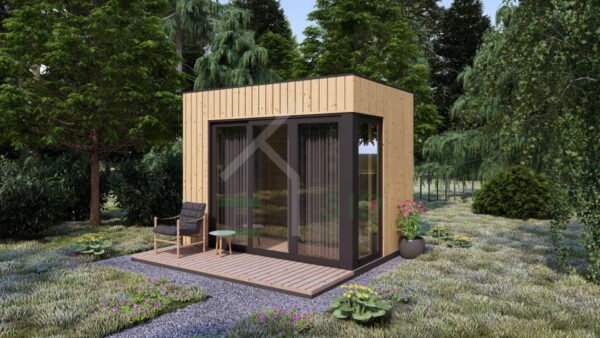 Wooden Garden Room Evi (34 mm + cladding), 6m² - Image 5
