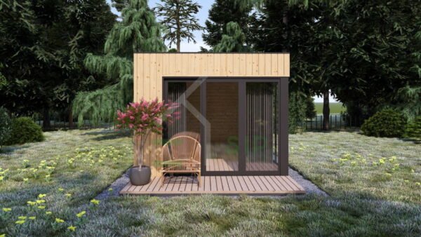 Wooden Garden Room Mila (Insulated 34 mm + cladding), 9m² - Image 2