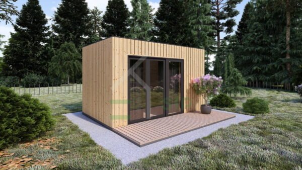 Wooden Garden Room Wouter (Insulated, 34 mm + cladding), 6m² - Image 5