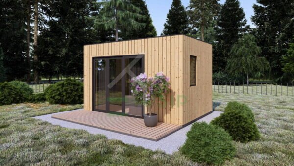 Wooden Garden Room Wouter (Insulated, 34 mm + cladding), 6m²