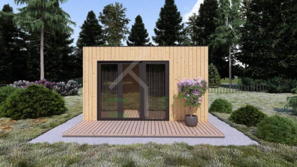Wooden Garden Room Wouter (Insulated, 34 mm + cladding), 6m² - Image 2