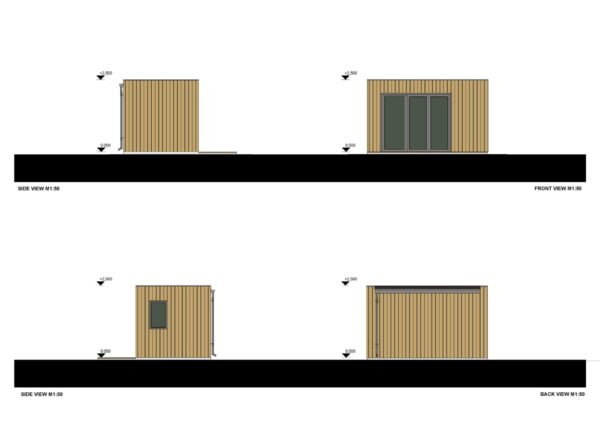 Wooden Garden Room Wouter (Insulated, 34 mm + cladding), 6m² - Image 6