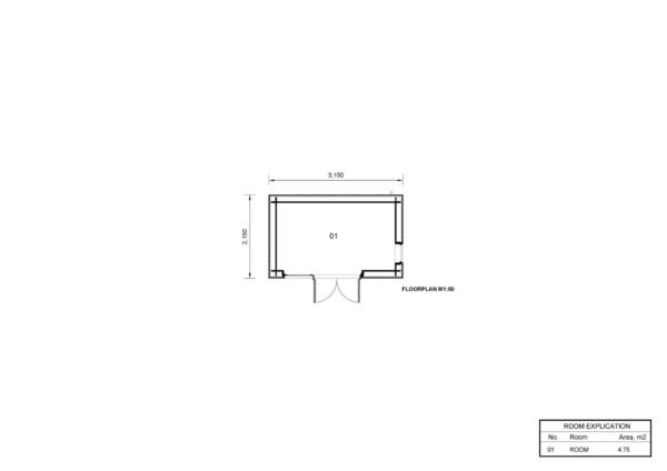 Wooden Garden Room Wouter (Insulated, 34 mm + cladding), 6m² - Image 7