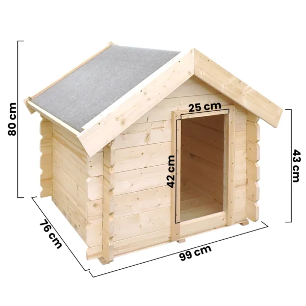 Doghouse SH620 – 99 x 76 cm – 0.4 m2 - Image 3