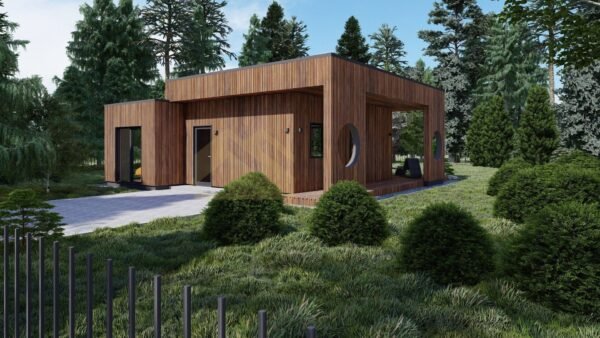 Prefabricated House + Terrace Pupienus (SIP Insulated) 57m² - Image 4