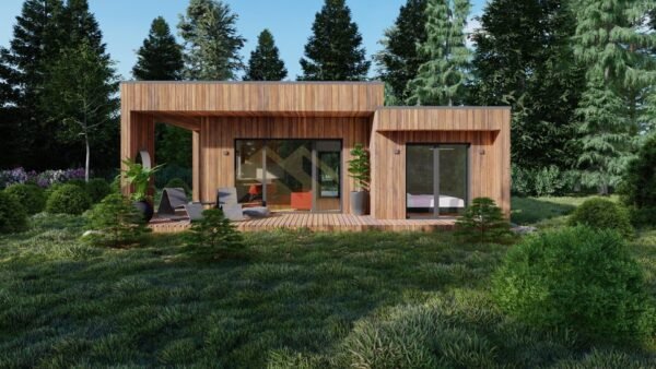 Prefabricated House + Terrace Pupienus (SIP Insulated) 57m² - Image 2