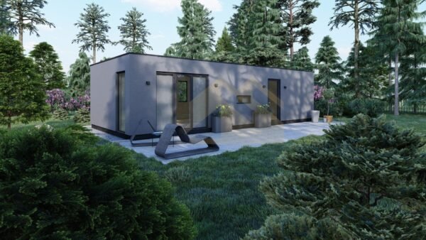 Prefabricated House Elagabalus (SIP insulated) 53 m²