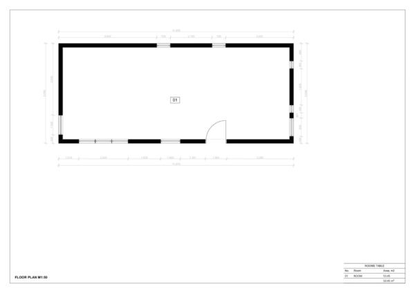 Prefabricated House Elagabalus (SIP insulated) 53 m² - Image 6