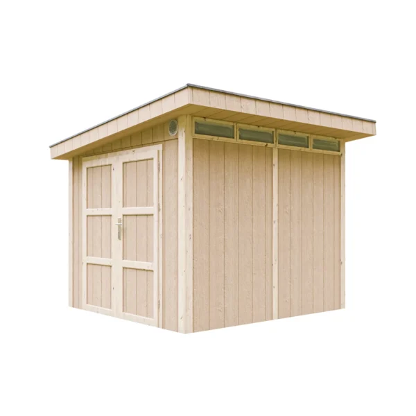 Luxury wooden tool shed without floor SH588 – 236 x 250 cm – 6 m2 - Image 2
